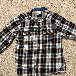 Baby boy plaid H&M button up